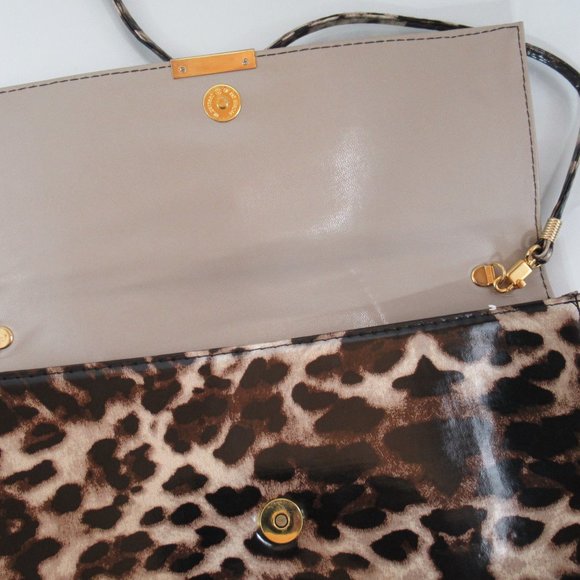 PROXY BY REMAC Leopard Patent Handbag - Picture 3 of 8